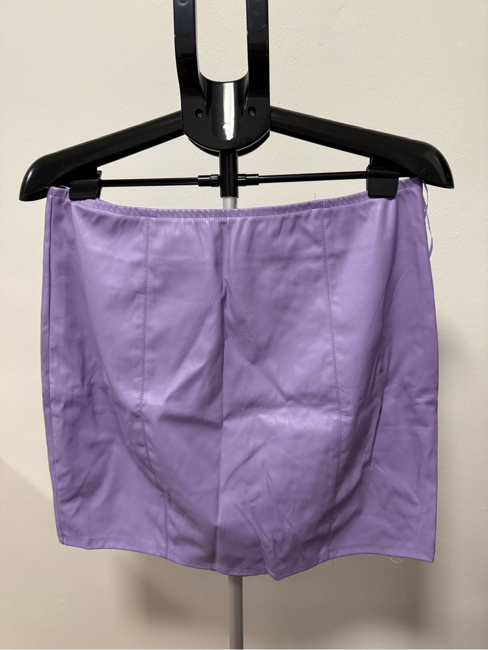 Fashion Nova Lilac Faux Leather Mini Skirt – Size 1X